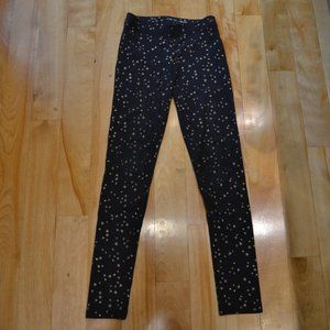 Crewcuts Girls (12) Black Star Leggings